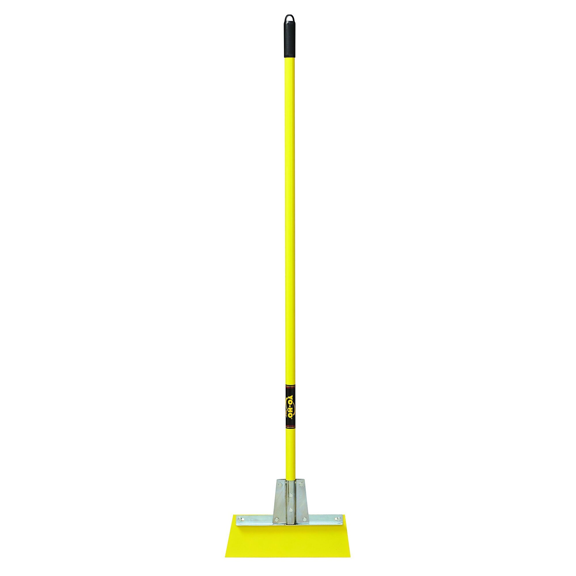 Yo-Ho Industrial Floor/Ice Scraper - 14in. Spring Steel Blade, Steel Handle, Vinyl Grip, Model# 75614